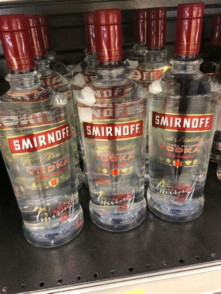 Is Smirnoff vodka bottom shelf?