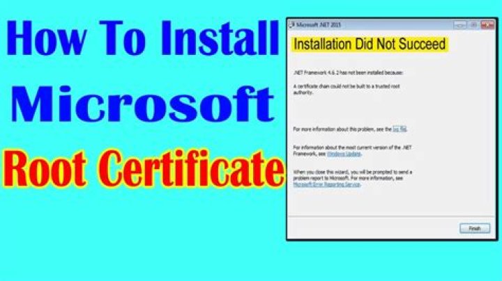 Should I install root certificate?