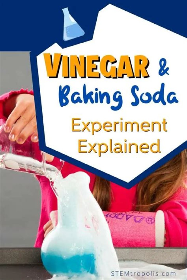 What happens if you touch vinegar and baking soda?