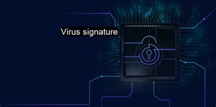 Why is virus signature used?