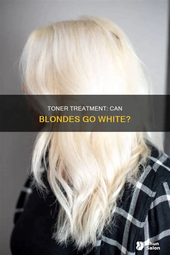 Will toner make blonde hair white?